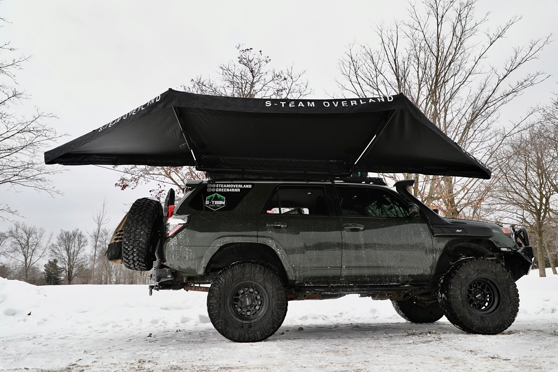 wing tent THE BAT WING - 180 Degree Free Standing Awning