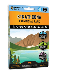 Strathcona Provincial Park BC - Park Map