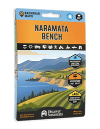 Naramata Bench & Okanagan Mountain Provincial Park BC - Destination Map