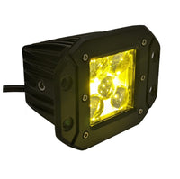 3" Cube Light Kit - Flush Mount Yellow Driving