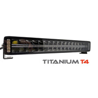 20" Titanium T4 Quad Function - Dual Beam Light Bar