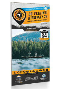 BC Fishing Highway 24 and The Land of Hidden Waters - Recreation Map