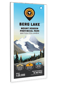 Berg Lake (Mount Robson Provincial Park, BC) - Destination Map
