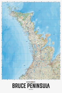 Bruce Peninsula ON - Wall Map
