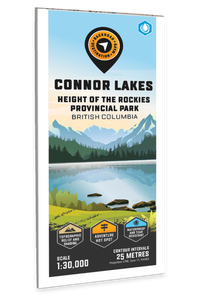 Connor Lakes (Height of the Rockies Provincial Park, BC) - Destination Map