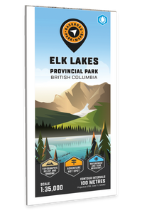 Elk Lakes Provincial Park BC - Park Map
