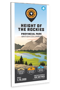Height of the Rockies Provincial Park BC - Park Map