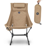 High Back Ultralight Folding Camping Chairs With Storage Pouches, view 3