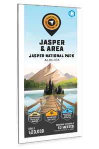 Jasper & Area (Jasper National Park Map, Alberta) - Destination Map