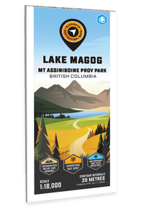 Lake Magog (Mount Assiniboine Provincial Park, BC) - Destination Map
