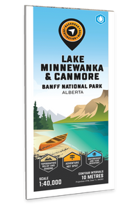 Lake Minnewanka & Canmore (Banff National Park Alberta) - Destination Map