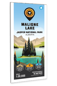 Maligne Lake (Jasper National Park, Alberta) - Destination Map