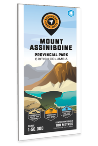 Mount Assiniboine Provincial Park BC - Park Map