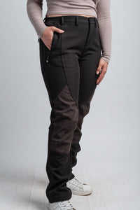 PRO Women's Black High Waist V2 Adventure Water Resistant Pants