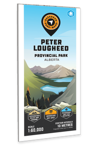 Peter Lougheed Provincial Park Alberta - Park Map