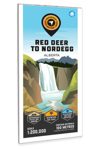 Red Deer to Nordegg, Alberta - Destination Map