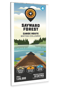 Sayward Forest Canoe Route BC - Destination Map