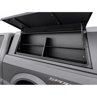 Truck Cap Side Storage Box with Built-In Shelf Divider | Fits 2nd Generation Dura Cover Truck Caps | For Ranger, Colorado, Canyon, Tacoma, and Gladiator