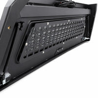 Rear Window Guard for 2nd Gen Truck Caps – Heavy-Duty Back Window Protective Panel, Matte Black