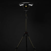 TUFF STUFF OVERLAND HALO 9.75" SOLAR FREESTANDING LIGHT WITH SPEAKER